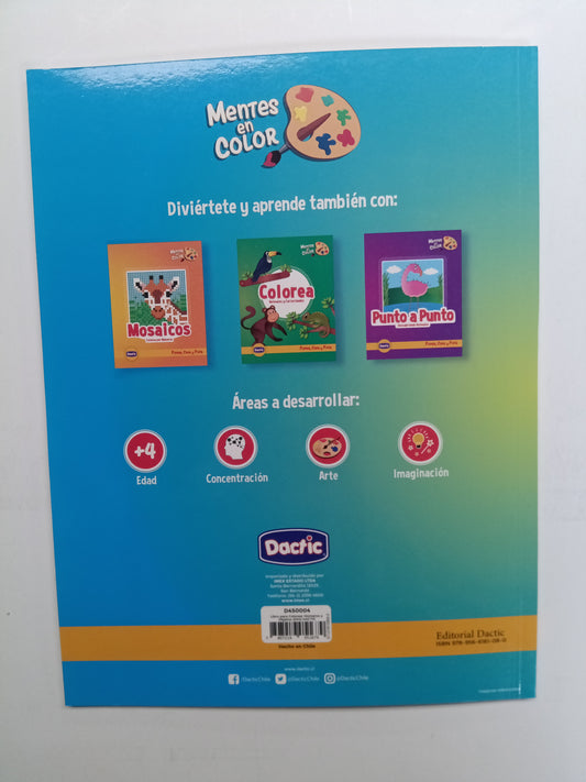 LIBRO PARA COLOREAR NUMEROS Y OBJETOS ING/ESP 50PG