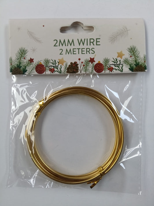 CRAFT IRON GOLD WIRE 2MM