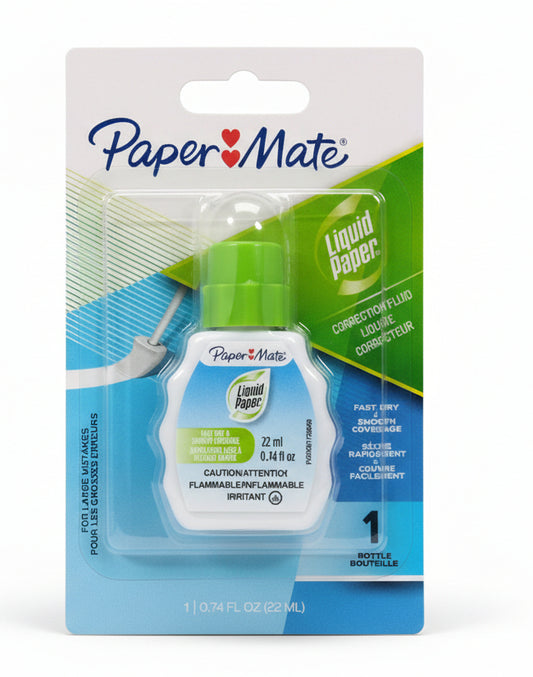 Paper Mate Correction Fluid Fast Dry | 0.74 onz