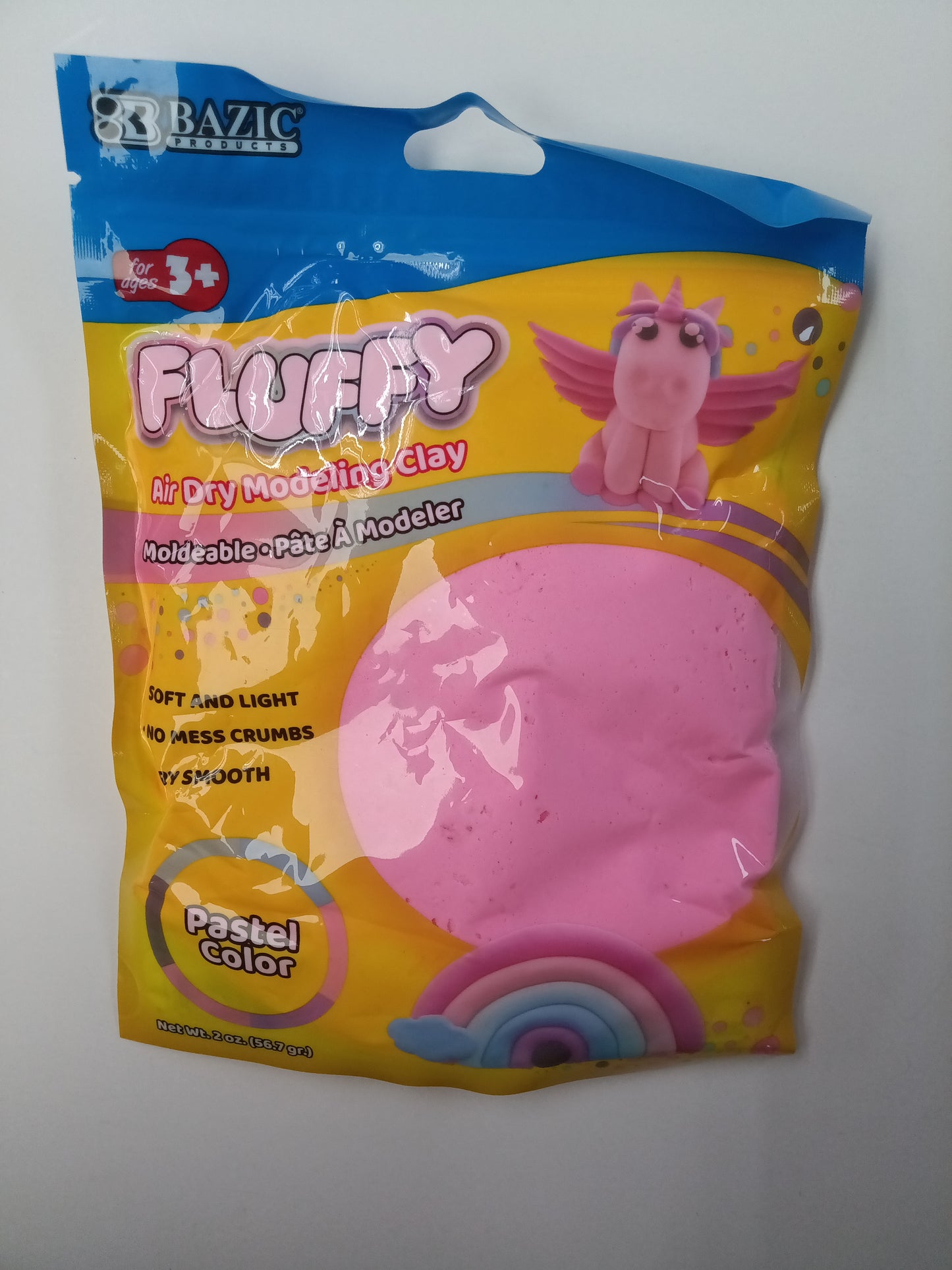 2 OZ. PASTEL COLORS AIR DRY MODELING CLAY
