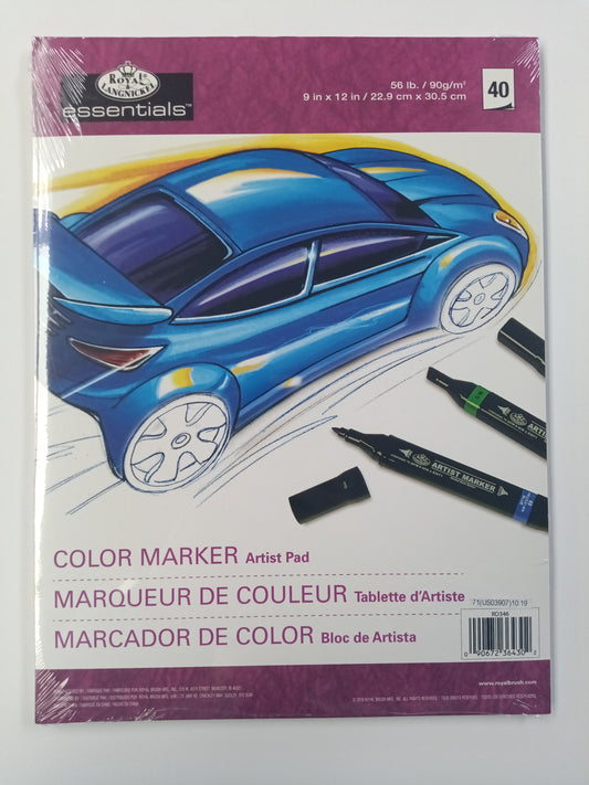 9 X 12 COLOR MARKER PAD