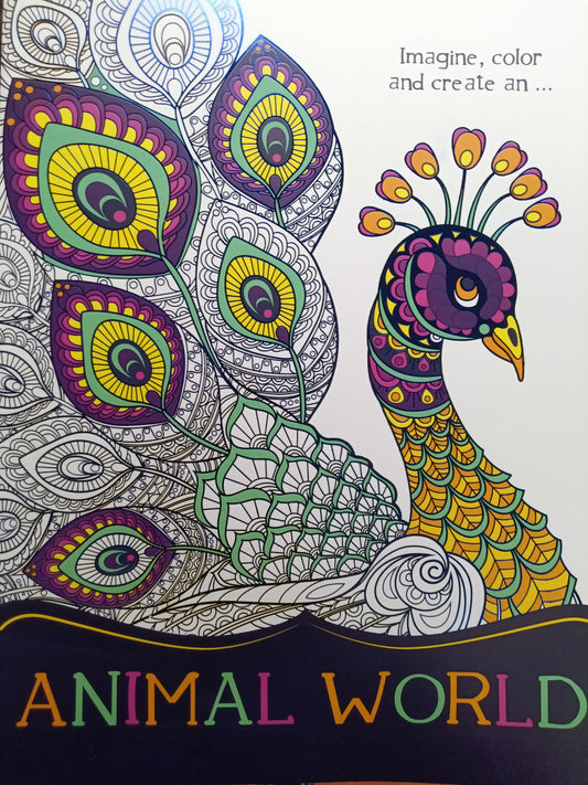ANIMAL COLORING BOOK FOR ADULTS