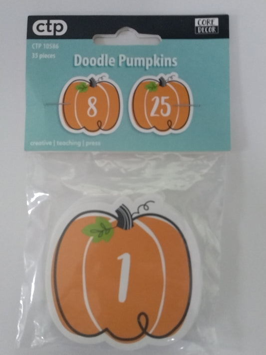 DOODLE PUMPKINS CALENDAR DAYS