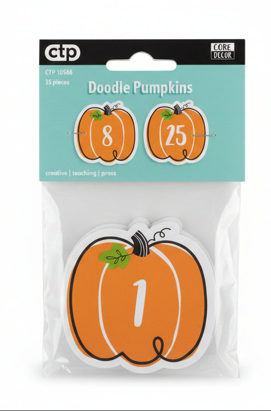 Doodle Pumpkins Calendar Days