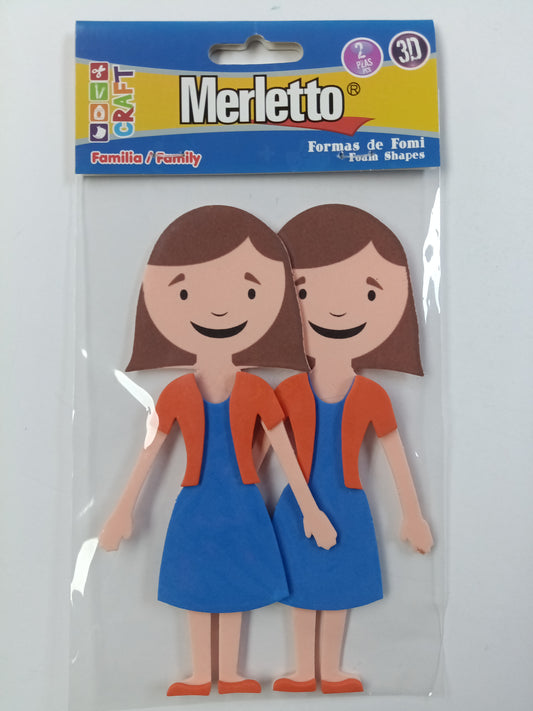 FORMAS FOAMY FAMILIA PAPA/MAMA