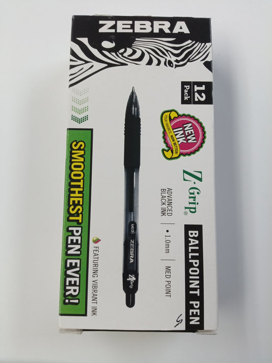 Z-Grip Ball Pen Retrac Black