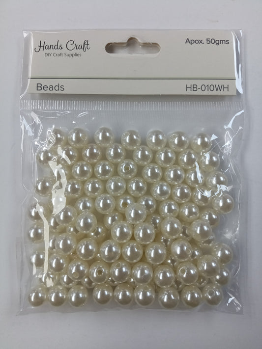 PEARL BEADS 10MM 100PC