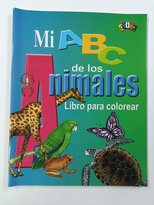 ANI MI ABC DE ANIMALES LIBRO COLOREAR