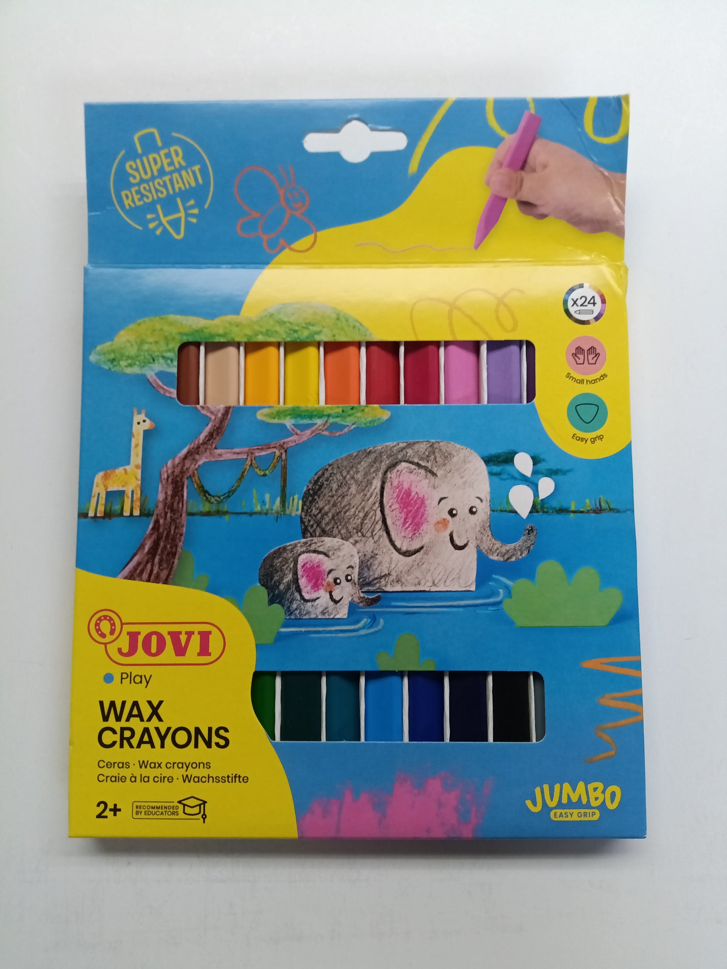CRAYONS TRIWAX TRIANGULAR ASSORTED COLOR PQ.24