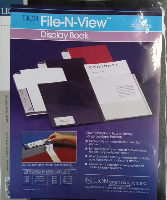 LI-FILE-N-VIEW DISPLAY
