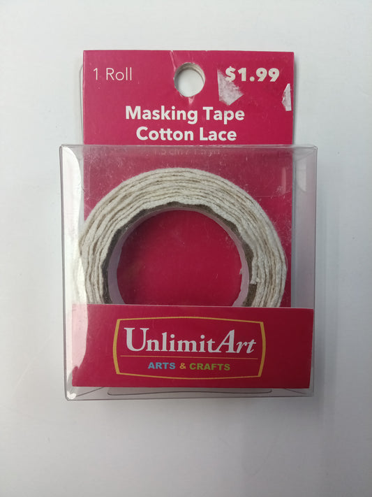 MASKING TAPE COTTON LACE BEIGE