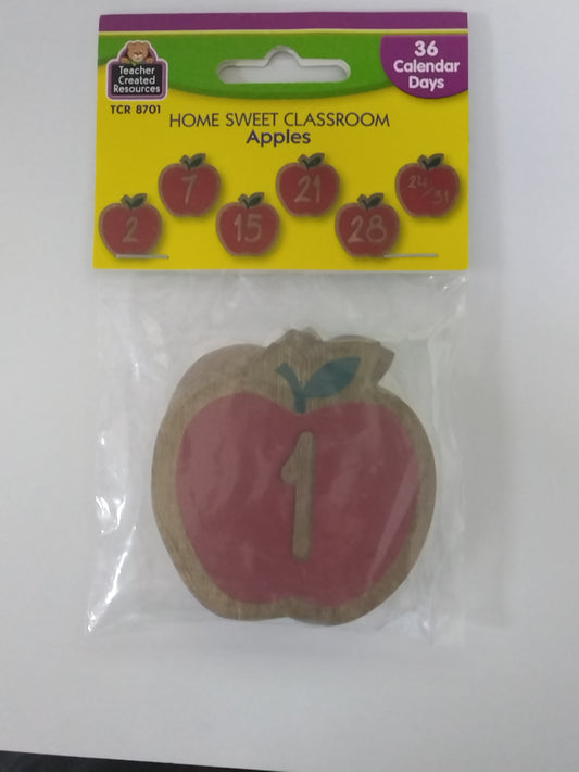 APPLES HOME SWEET CLASSROOM CALENDAR DAYS