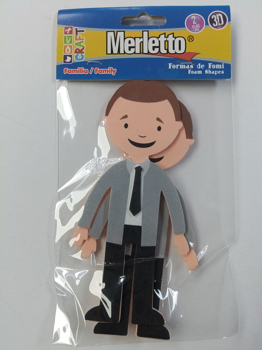 FORMAS FOAMY FAMILIA PAPA/MAMA