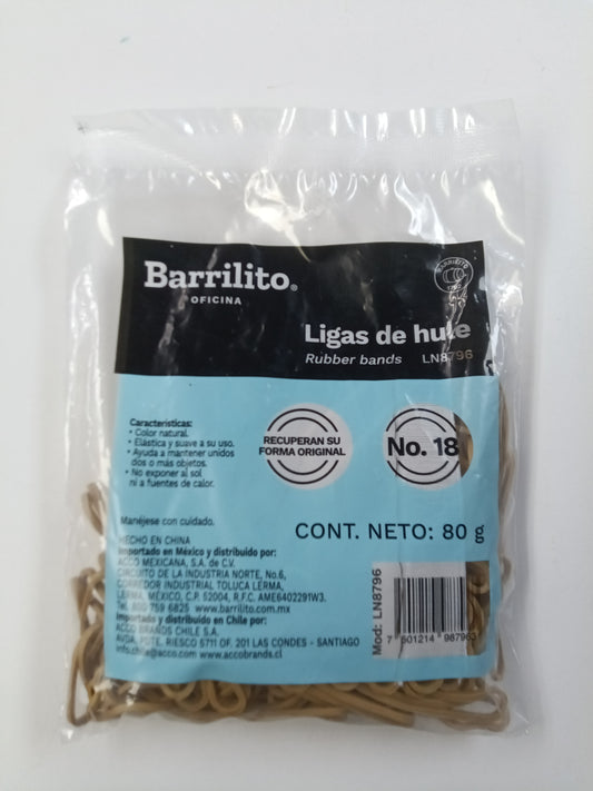 LIGUILLAS NATURALES NO.18 /80G