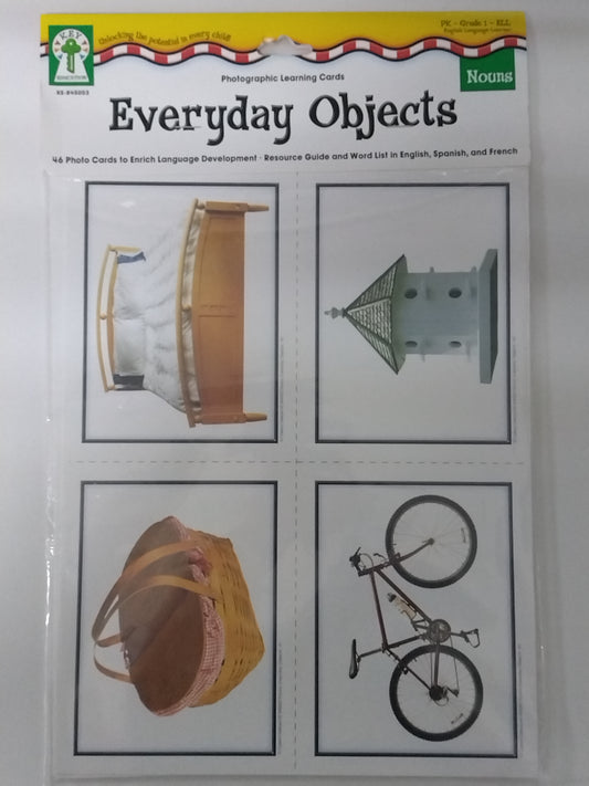 EVERYDAY OBJECTS LEARNING CARDS