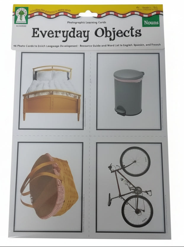 Everday Objects Learning Cards