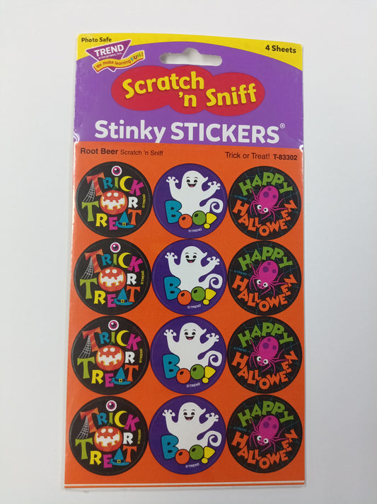 TRICK OR TREAT!, ROOT BEER SCENT STICKERS