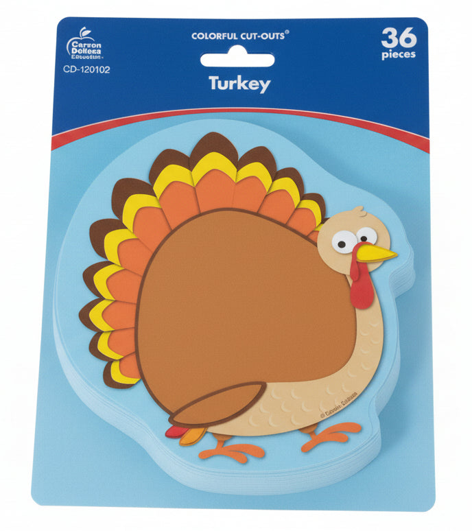 Colorful Cout-Outs Turkey