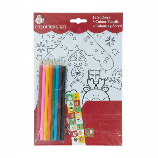 Coloring Stickers & Pencils 6pk – imagen 1 - JA Riollano