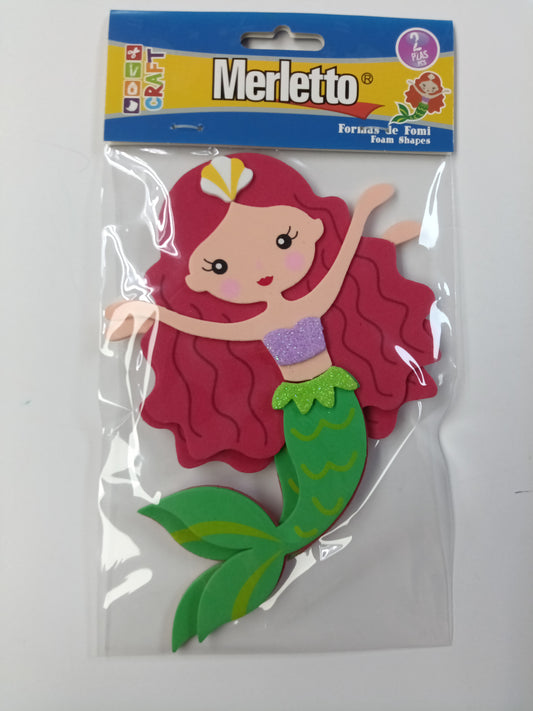 FORMAS FOAMY SIRENA 2PCS