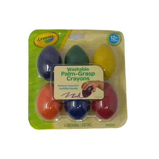 MY 1ST CRAYON WASHABLE EGG 6PK
