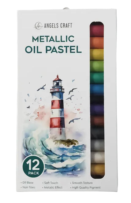 Oil Pastel Metallic | Set 12 pcs