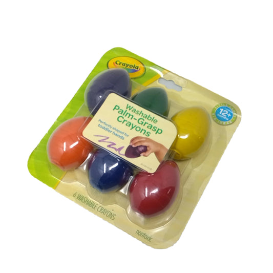 MY 1ST CRAYON WASHABLE EGG 6PK
