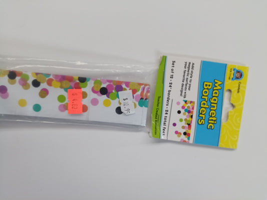 CONFETTI MAGNETIC BORDER 24FT