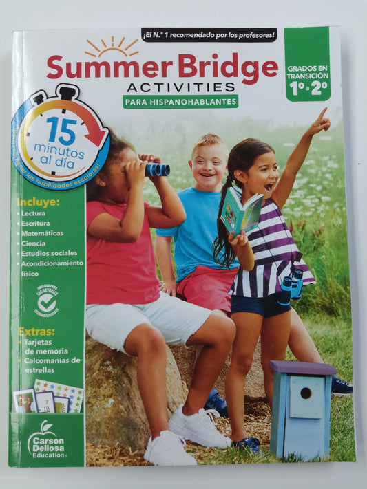 SUMMER BRIDGE ACTIVITIES SPANISH 1-2 WORKBOOK