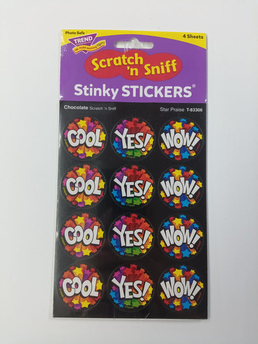 STAR PRAISE LARGE ROUND STICKES 60PCS