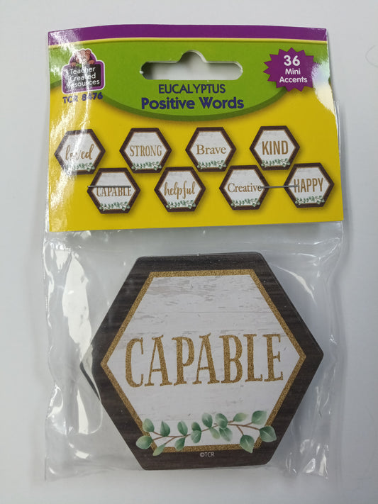 Eucalyptus Positive Words Mini
