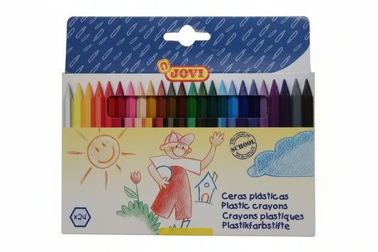 Jovy Plastic Crayons | 24pcs