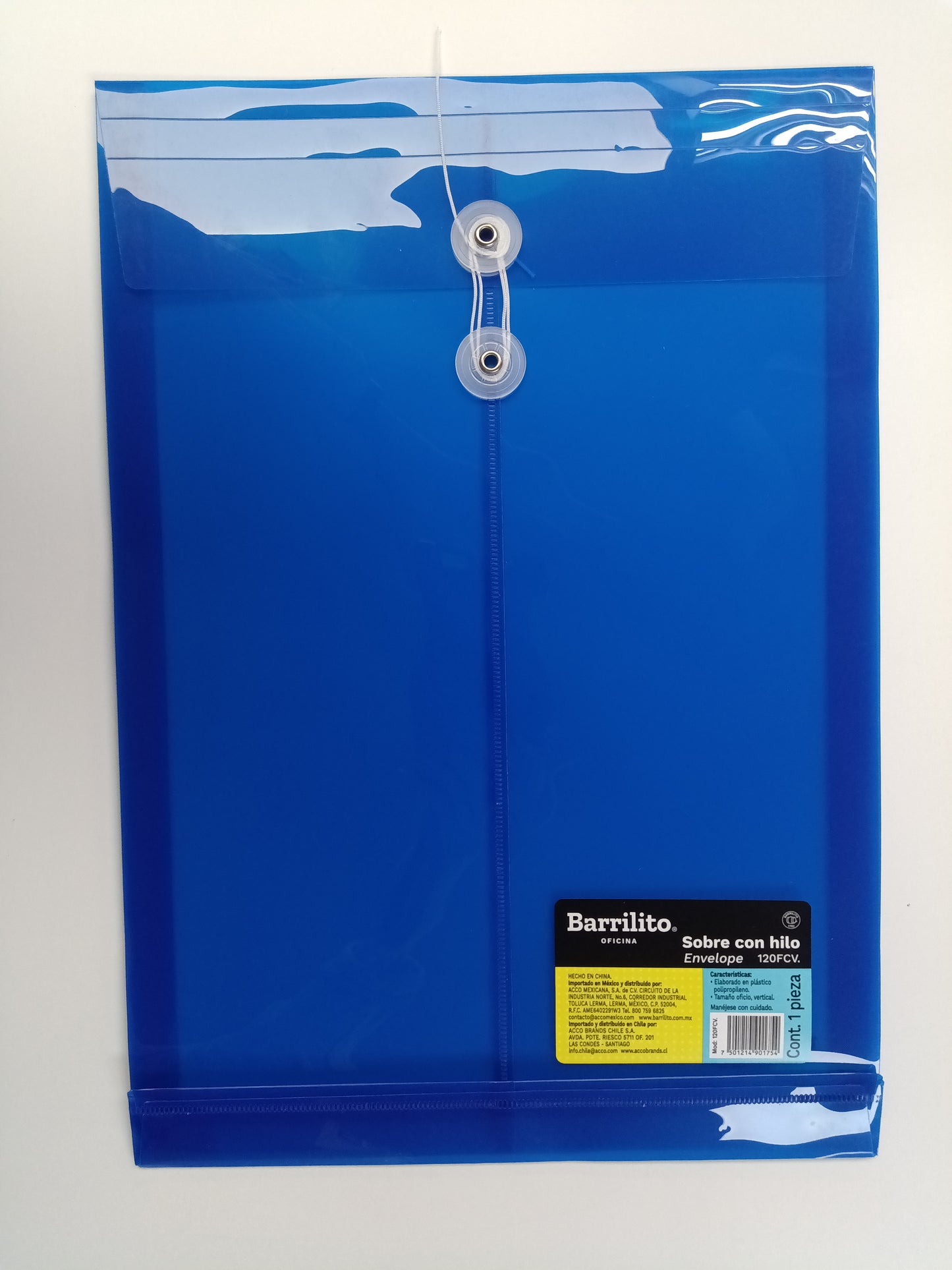 Sobre Plastico C/ Hilo Vertical LGL