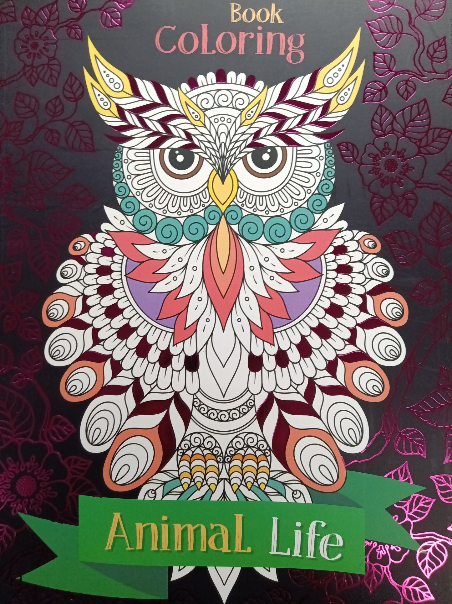 ANIMAL COLORING BOOK FOR ADULTS