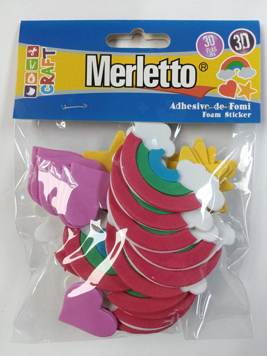 FORMAS FOAMY 3D ARCO IRIS