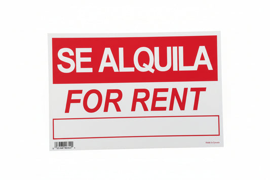 Ca Rotulo Se Alquila/For Rent 8x12" - JA Riollano
