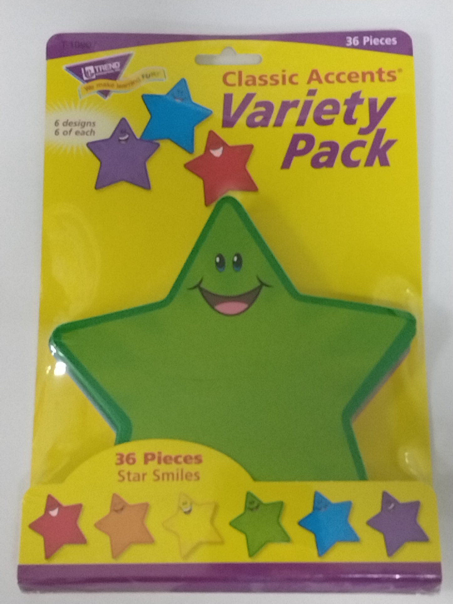 STAR SMILES CLASSIC ACCENTS 36PK