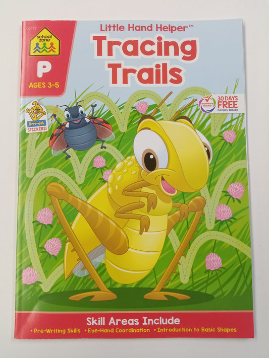 TRACING TRAILS PRESCHOOL WORKBOOK