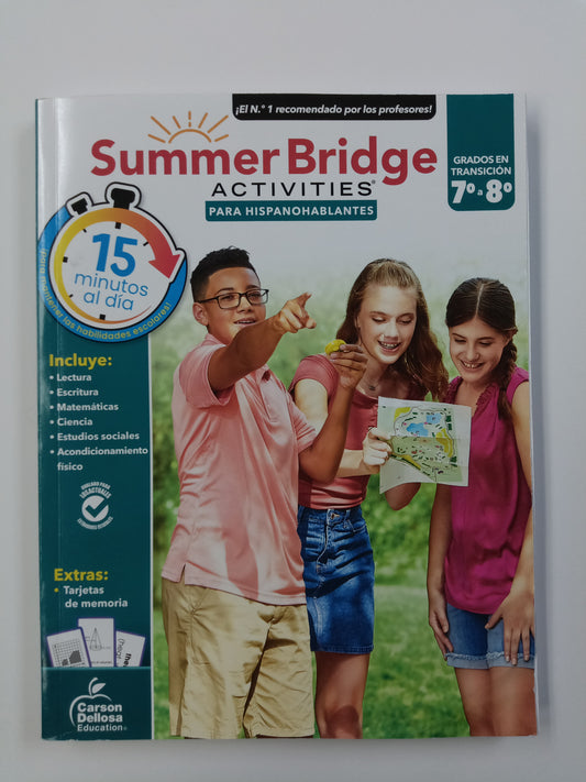 SUMMER BRIDGE ACTIVITIES SPANISH 7-8 WORKBOOK