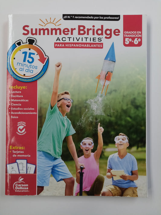 SUMMER BRIDGE ACTIVITIES SPANISH 5-6 WORKBOOK
