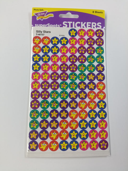 Silly Star Super Spots Sticker