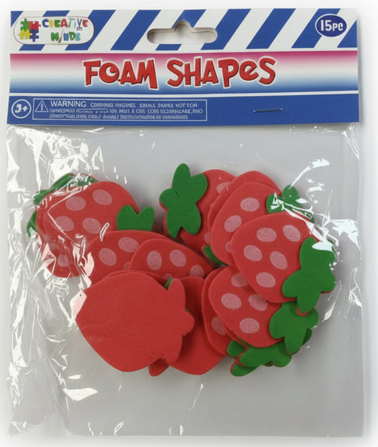 Foam Craft Strawberries | 15 pc