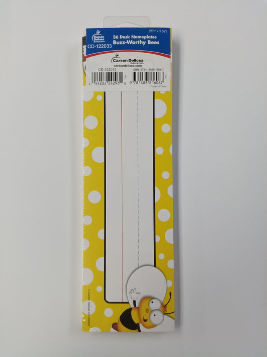 DESK NAMEPLATES BEES