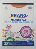 WATERCOLOR & MARKER PAPER PAD 9X12 40-PG