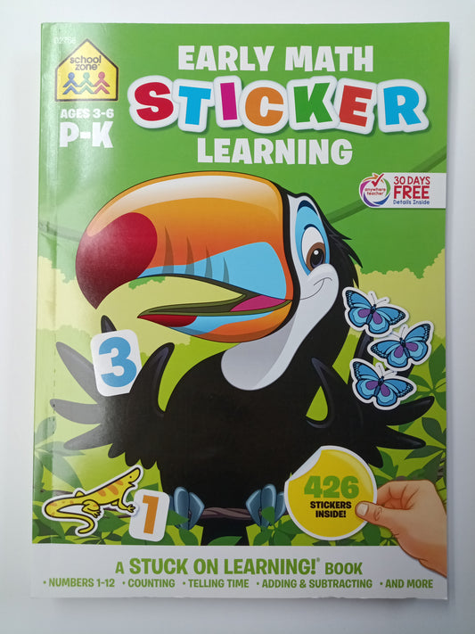 MATH STICKERS WORKBOOK