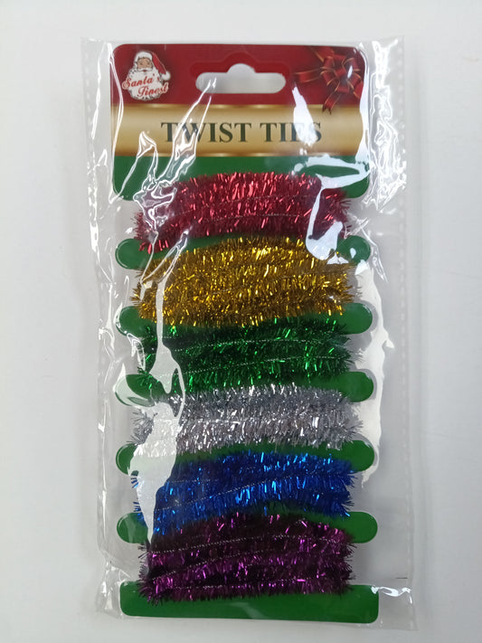 CHRISTMAS TINSEL TWIST TIE