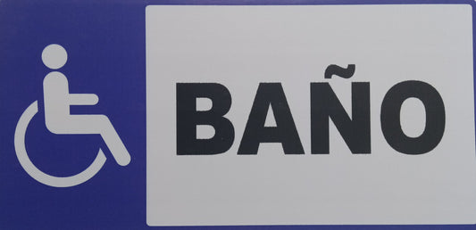 BAÑO SIGN
