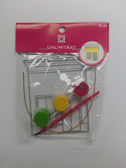 SUNCATCHER PAINTING KIT WITH 3 PAINT OLD SAN JUAN