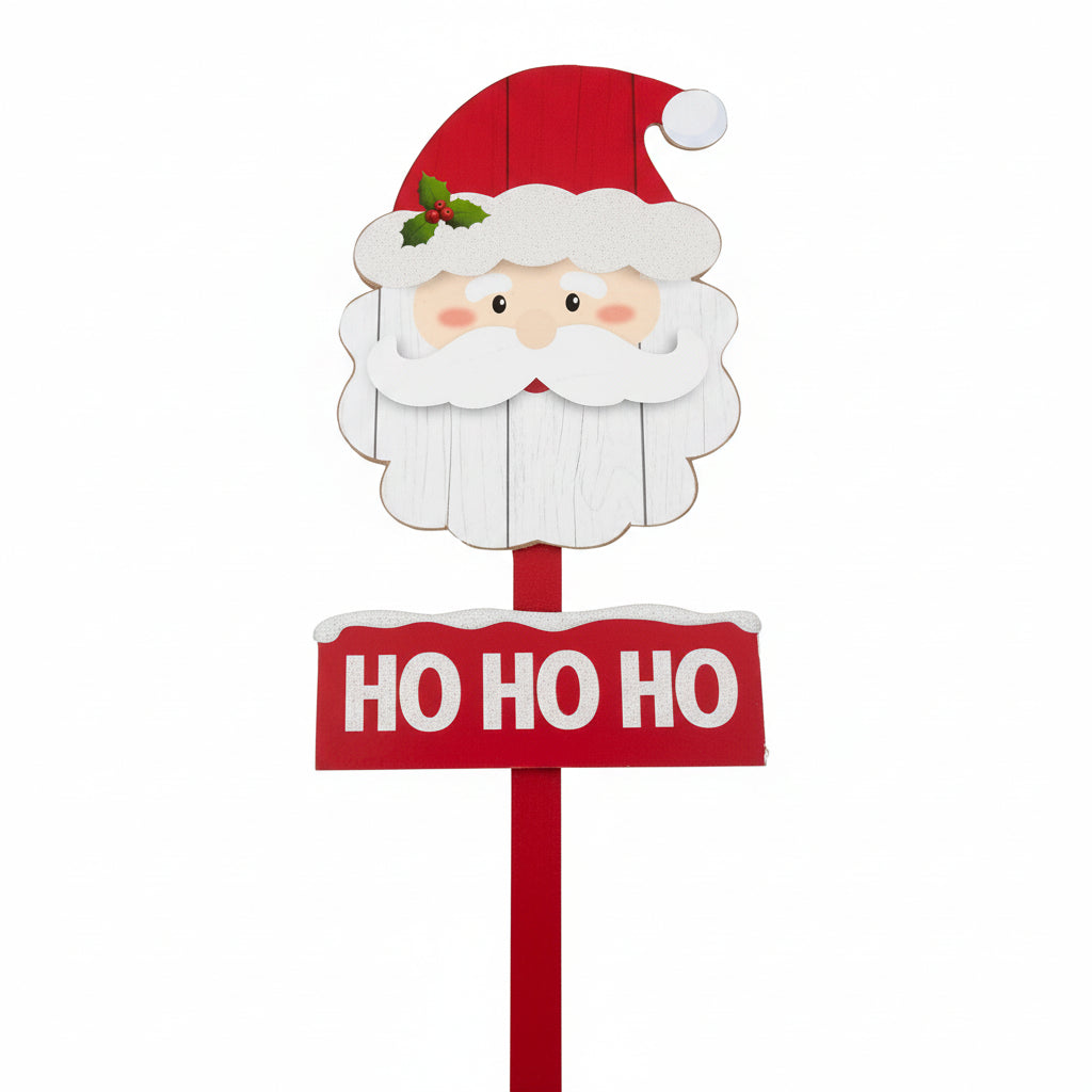 Yardstake Santa/Snowman Asstd