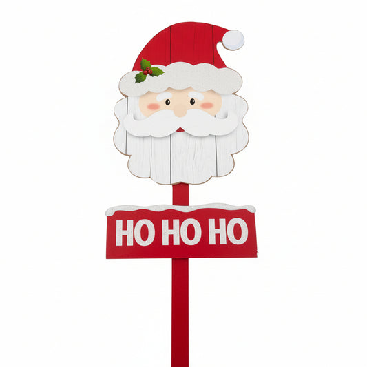 Yardstake Santa/Snowman Asstd